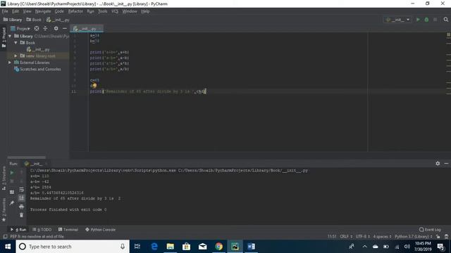 Python tutorial 7 initialize value and input from user in Python смотреть онлайн