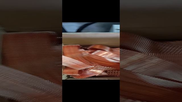 Изготовление ламелий для радиатора.