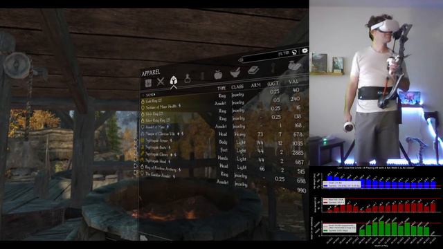 Running Back to Riften - Skyrim VR Livestream with Treadmill & Bow [Episode 141] смотреть онлайн