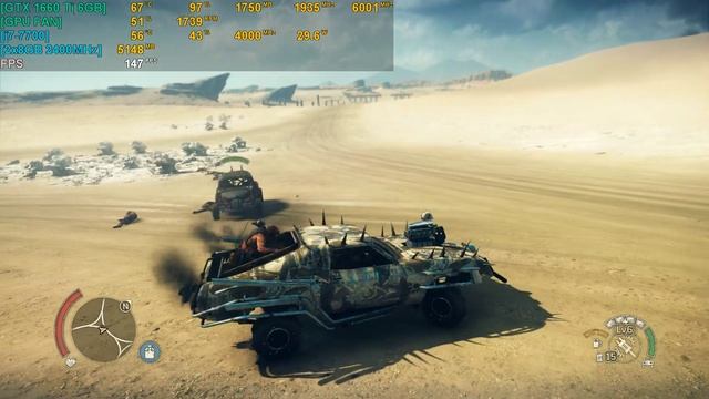 Mad Max - i7 7700 - MSI GTX 1660 Ti Gaming X 6GB - 16GB RAM - 1080p - Gameplay смотреть онлайн
