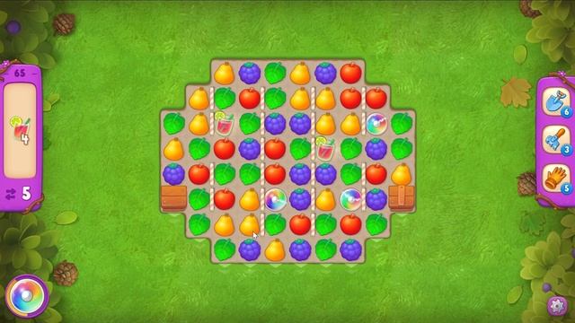 Gardenscapes level 65 No Boosters - 18 Moves ? Gameplay Walkthrough Playrix смотреть онлайн