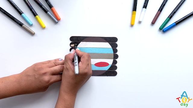 Solar System Popsicle Stick Puzzle | Craft Stick Planet Puzzle | Ice Stick Planets for KIDS смотреть онлайн