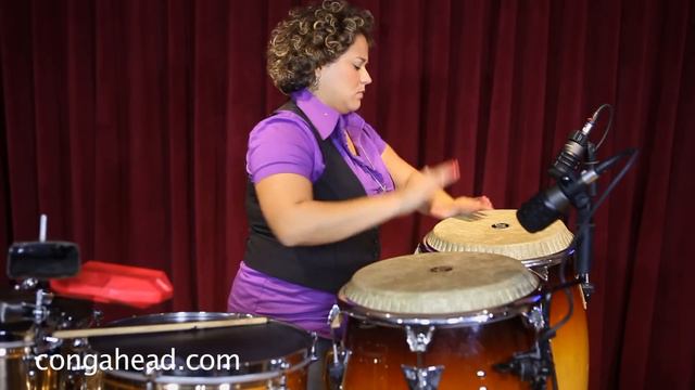 Percussionist, Martha Paredes performs solo for congahead.com смотреть онлайн