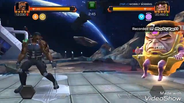 Blade Vs. Modok, Node 53, Alliance War ! Marvel Contest of Champions смотреть онлайн