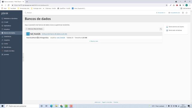 Como Apagar Banco de Dados PostgreSQL no Plesk (Rápido e Fácil) 2021 смотреть онлайн