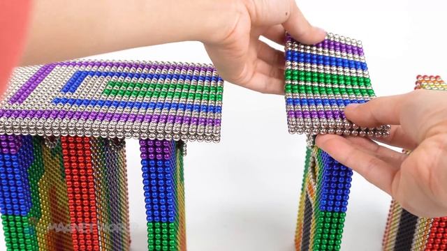 Most Creative - Build Brandenburg Gate From Magnetic Balls (Satisfying) | Magnet World Series смотреть онлайн