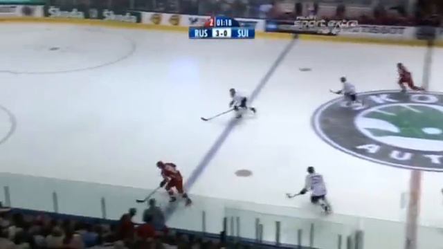 RUSSIA - SWITZERLAND 6:0 █ QUARTER FINAL 2008 █ IIHF WORLDS █ IHWC