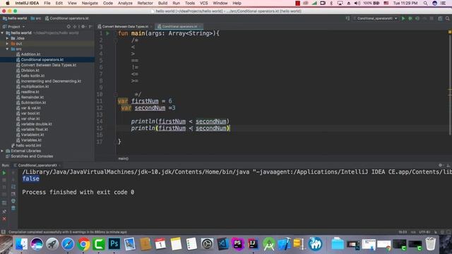 023 Kotlin - Conditional operators смотреть онлайн