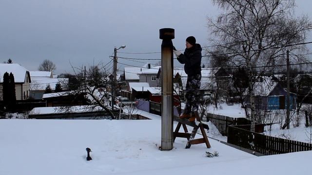 Как почистить дымоход своими руками? Ерш(щетка) для чистки дымохода. смотреть онлайн