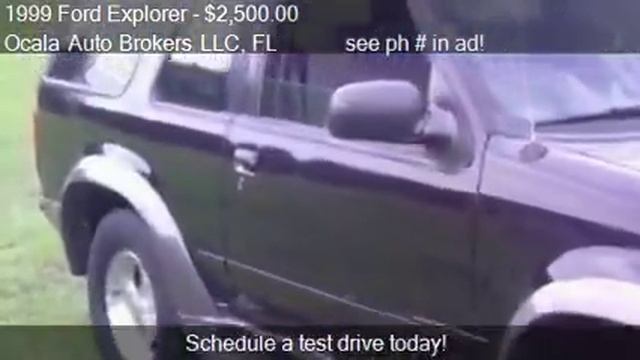 1999 Ford Explorer Sport - for sale in Belleview, FL 34420 смотреть онлайн