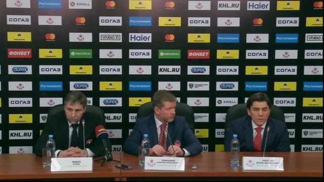 ЦСКА – «Металлург» Послематчевая пресс-конференция смотреть онлайн