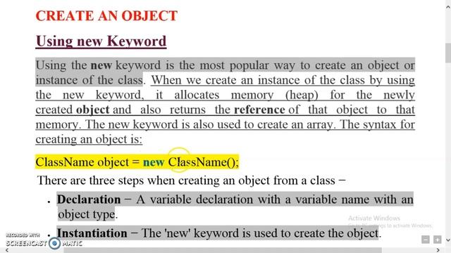 JAVA Fields declaration,creating object & acesing members mdl 2 смотреть онлайн