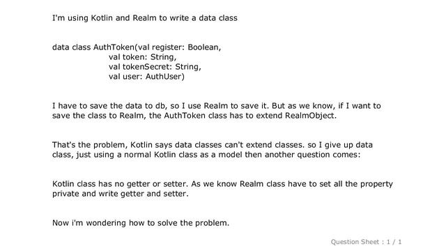 Android : Kotlin data class of RealmObject смотреть онлайн