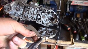 Обзор редуктора двигателя HONDA af18 e Dio 18, 27, 28, 30