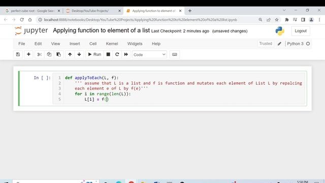 Apply Function to Each Element of the python List| python tutorial for Beginners| python List смотреть онлайн