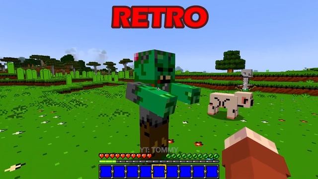 minecraft java vs retro смотреть онлайн