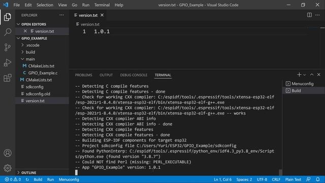 ESP32 - How to create your First ESP IDF project (From Scratch) смотреть онлайн
