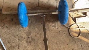 Триммер на колёсах. своими руками.