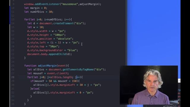 Beginning Coding With Javascript. Lesson 32: Mouse Margin смотреть онлайн