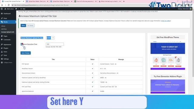 How to Increase Maximum Execution Time in WordPress Website | TwoDollarTheme смотреть онлайн