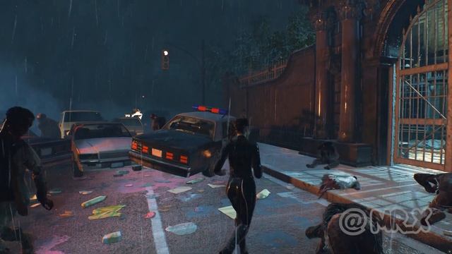 Claire in Black Crusher Outfit rides into Raccoon City смотреть онлайн