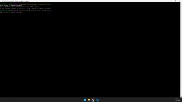 Solución (FIX): GIT: error: The branch 'XXXX' is not fully merged. If you are sure you want... смотреть онлайн