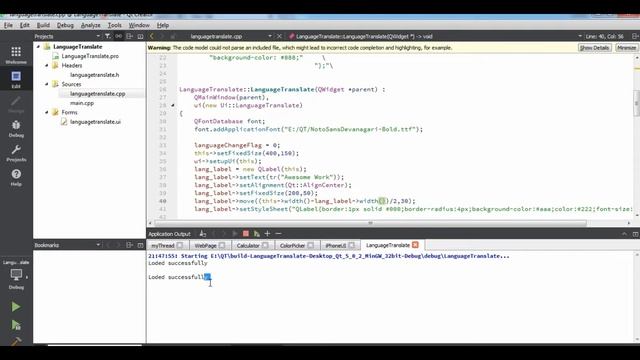 Qt UI: How to implement Language Change using Qt ? Language Translator смотреть онлайн