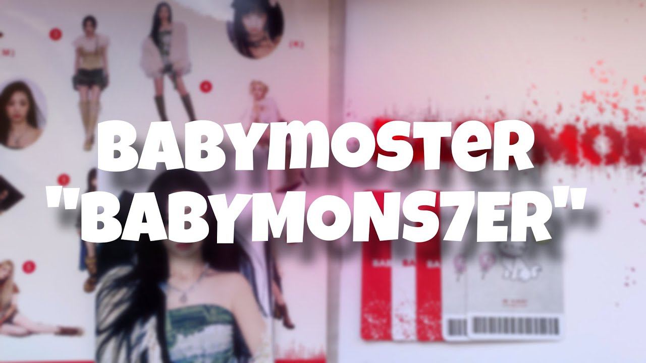 Мой первый Kpop альбом Babymoster -  BABYMONS7ER (PHOTOBOOK VER.) предзаказ YGSELECT карточки Чикиты