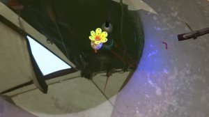 зимний поплавок цветок с раскрывающимися лепестками из пенопласта