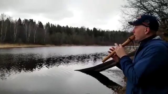 Звучит флейта пимак G , мастерская ArtFlutes. смотреть онлайн