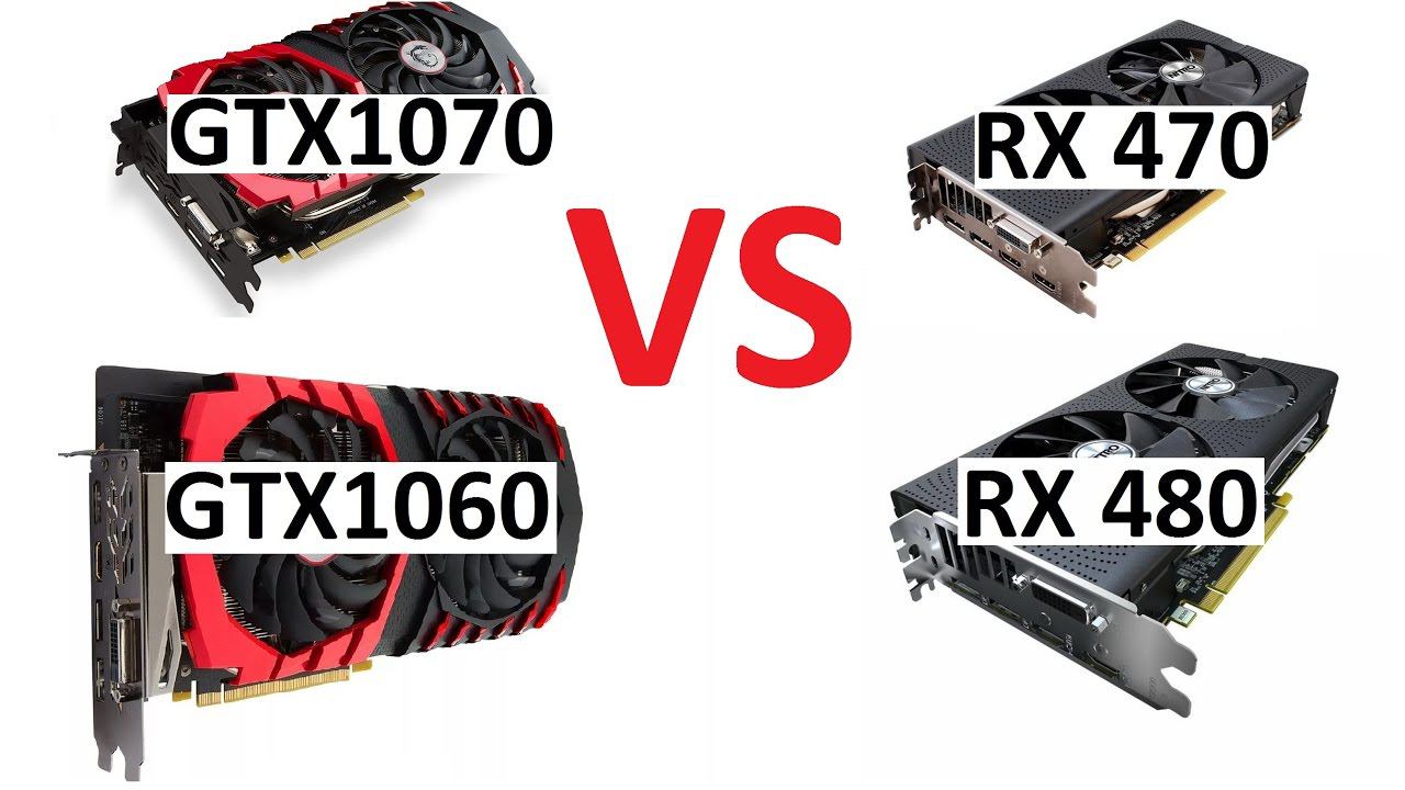 Сравним видеокарты rx470, rx480, gtx1060 и gtx1070 смотреть онлайн