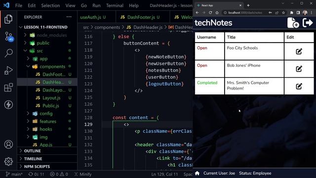 User Role-Based Access Control & Permissions in React JS | MERN Stack смотреть онлайн