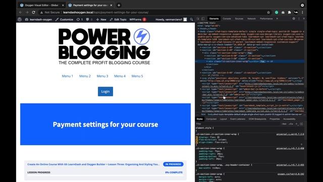 Part2: Oxygen Builder And LearnDash LMS Tutorial - Create An Online Course With WordPress смотреть онлайн