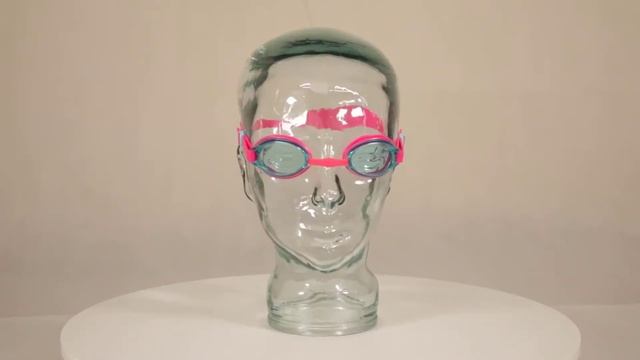 Speedo Junior Jet Swimming Goggles Pink/Aquatic смотреть онлайн