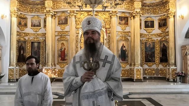 15.08.21 Проповедь епископа Бронницкого Савватия в Неделю 8 по Пятидесятнице смотреть онлайн