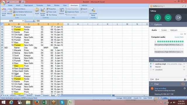 Learn Advanced Excel & VBA Macrso for MIS Reporting Call - 8826828093 смотреть онлайн