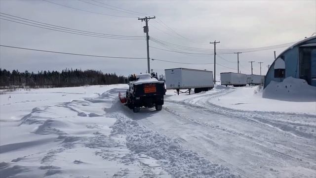Deep Snow Plowing With Thor The Plow Truck March 16 2023