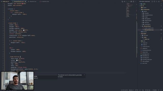 Avatar Stack | Component | Vue.js 3 смотреть онлайн