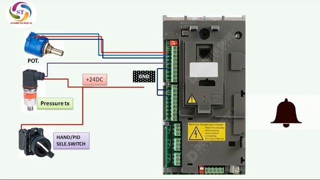 ABB ACS 550 VFD use as a PID controller. #pidcontroller #abb550vfd смотреть онлайн