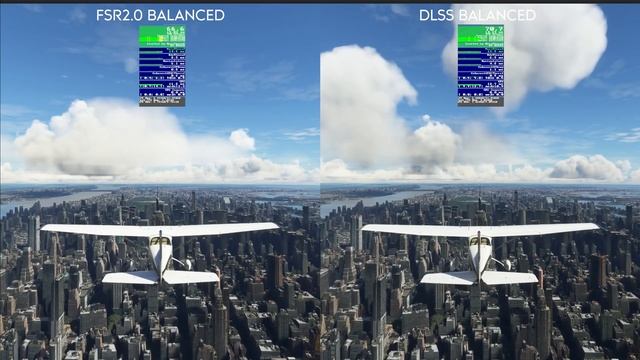 Microsoft Flight Simulator - FRS2.0 vs DLSS 2 - Performance Comparison смотреть онлайн