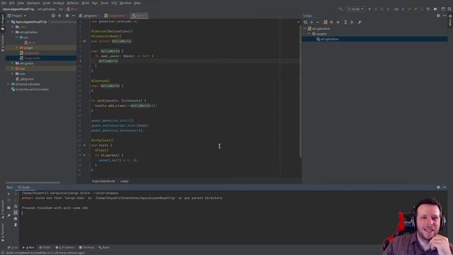 Godot Rust-y, Hello World! Inigmas attempts to get GDNative Rust Bindings working with ART. смотреть онлайн