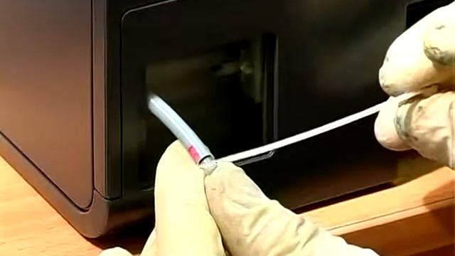 Вывод памперса для принтера Epson P50 через заднюю крышку смотреть онлайн