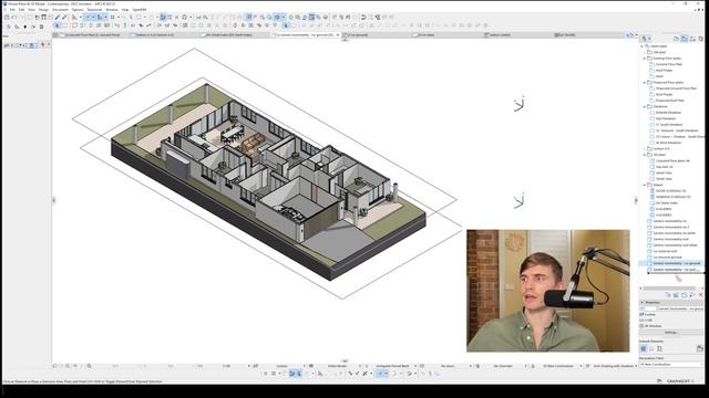 Create a 3D Isometric - ( in just 2 min!) - ArchiCAD Tutorial смотреть онлайн