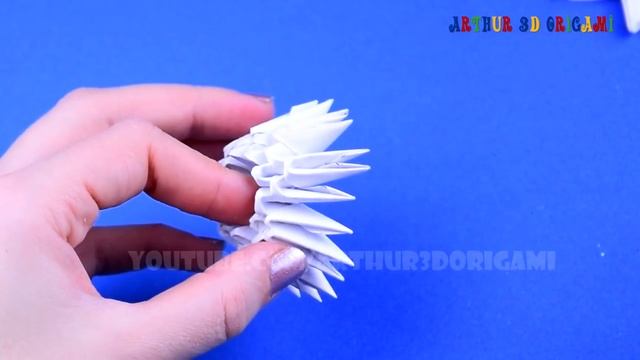 How to make a paper baby swan ✿ 3D origami tutorial DIY смотреть онлайн