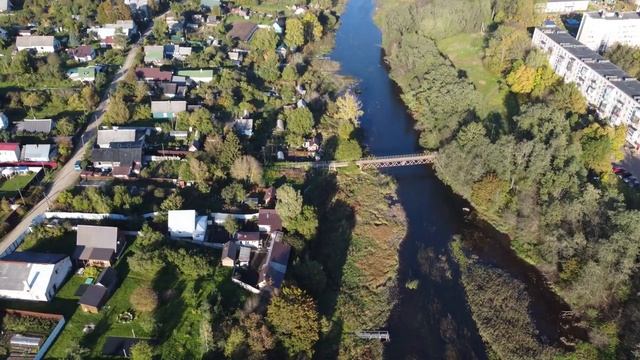 Река Оредеж, три минуты у деревень Даймище и Батово. смотреть онлайн