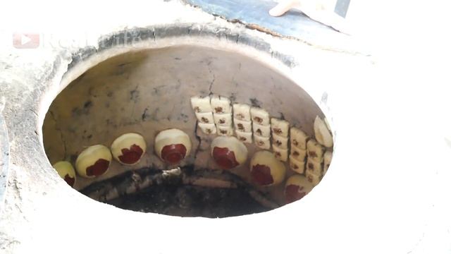 five different SAMOSA in the tandoor | bowl samosa Samarkand | street food смотреть онлайн