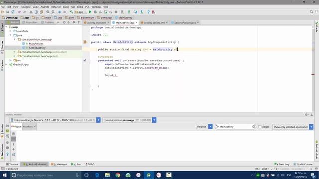 Como crear un Log en Android смотреть онлайн