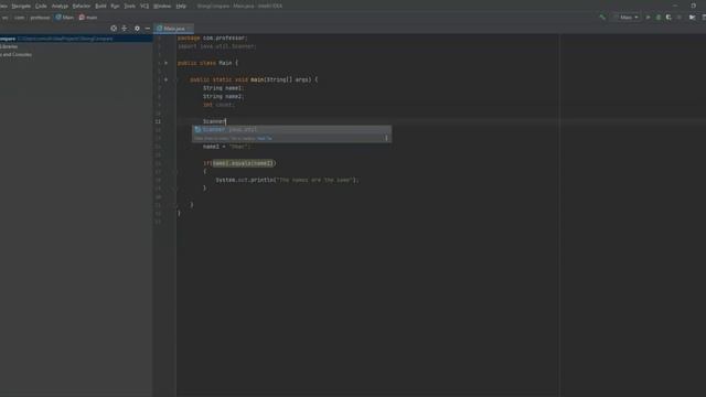 Comparing String Objects смотреть онлайн