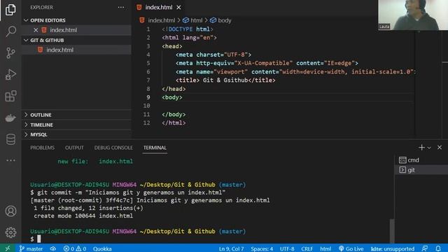 PASO A PASO | Como iniciar Git en nuestro Proyecto y Subir a un Repositorio Remoto смотреть онлайн
