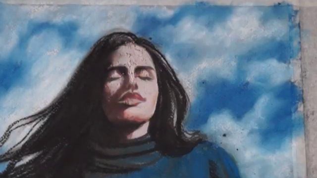 Рисую портрет девушки пастелью/Портрет/Speedpaint смотреть онлайн
